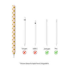 Sunflower Case untuk IPencil <span class=keywords><strong>2nd</strong></span> Generation Cover Pelindung Aksesoris Kulit Lengan Silikon Kompatibel dengan Apple Pencil <span class=keywords><strong>2nd</strong></span> - Product Image 1