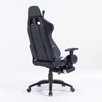 Chaise de bureau moderne ergonomique en maille avec revêtement en cuir PU, réglable en hauteur, protection lombaire, confortable et inclinable