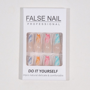 Ongles à presser durables en ABS, vente en gros, styles multiples, couverture complète, faux ongles artificiels réutilisables, manucure de salon, ongles à presser - Product Image 5