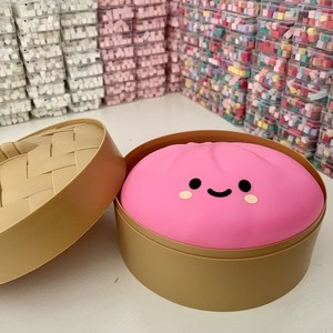 Jouet anti-stress souple en forme de boulette de pâte simulée, extra large de 25 cm, à remplir de farine - Product Image 5
