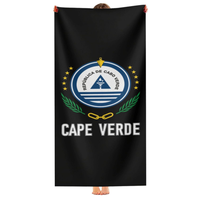 Serviette de plage Cap-Vert personnalisée de haute qualité, séchage rapide, absorbante, légère et fine, pour salle de bain, piscine et natation