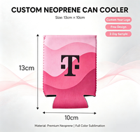 Manchon isotherme en néoprène personnalisé avec logo, 12 oz (330 ml), vierge pour sublimation, réutilisable, pour canettes de bière et de cola, idéal pour bars, fêtes, activités de plein air, cadeaux
