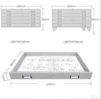 Armoire à roulettes plate pour plans et dessins de bureau, robuste, avec base pour cartes