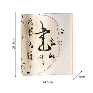 Vase à fleurs séchées en forme de livre personnalisé en gros, décoration de table en céramique moderne pour hôtels et bureaux, pour la décoration de mariages - Product Image 2