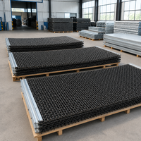 Lange levensduur 65Mn stalen crusher zeefgaas, zeer slijtvast mangaanstaal trilzeef voor zware mijnbouw