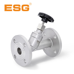 วาล์วหยุดแบบ Y สแตนเลส ESG ขนาด 1 นิ้ว แบบปรับมุมด้วยมือ ทนต่อการกัดกร่อนที่อุณหภูมิสูง - Product Image 2