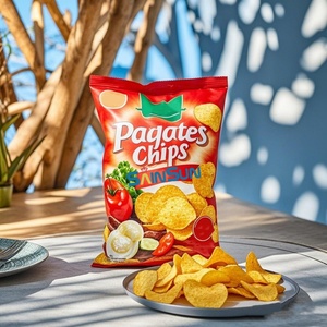 Custom Printed Potato Chip <b>Bags</b> Aluminum Foil Plastic Plantain Chips Packaging <b>Bags</b> Food Banana Snacks Pouches for Potato Chips - Product Image 2