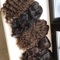 Meilleur Topper de Cheveux en Soie, Couleur Brun Foncé, Bouclé, à Clipser, en Cheveux Humains Vierges Remy pour Femmes