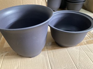 <b>Plastic</b> <b>Planters</b> with Saucer Drainage Hole for Indoor Outdoor Gardening - Product Image 6