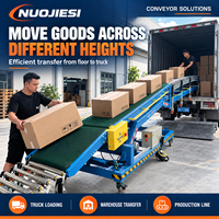 Convoyeur à rouleaux incliné antidérapant à surface rugueuse pour le transport de sacs, de boîtes et de colis en entrepôt