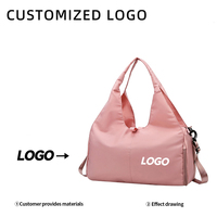 Sac de sport Oxford imperméable grand format avec sangle détachable, multi-poches, pour voyage, sport, nuit, homme et femme, sac à main quotidien pour l'entraînement