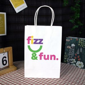Bolsa de Embalaje de Regalo para Compras, Ropa y Zapatos, de Papel Kraft de Lujo, Reciclable, con Logotipo Impreso Personalizado al por Mayor - Product Image 5
