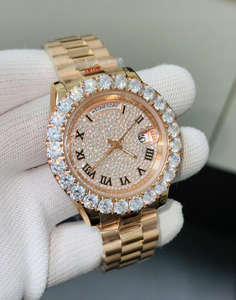 2025 Hot-Selling High-End Luxury <b>Men's</b> Mechanical <b>Watch</b> Classic Dinner Luxury Diamond-Studded Mechanical <b>Watch</b> - Product Image 4