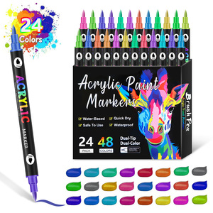 <span class=keywords><strong>Punta</strong></span> <span class=keywords><strong>doppia</strong></span> <span class=keywords><strong>punta</strong></span> pennarello per pennarello acrilico doppio colore fai da te creazione di oggetti d'arte 48 colori penne per vernice acrilica a <span class=keywords><strong>doppia</strong></span> <span class=keywords><strong>punta</strong></span> - Product Image 1