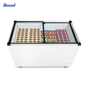 Congelador Horizontal Eléctrico de Vidrio Plano de 273L de Calidad Superior con Puerta Corredera para Supermercados, Hogares y Hoteles - Product Image 2