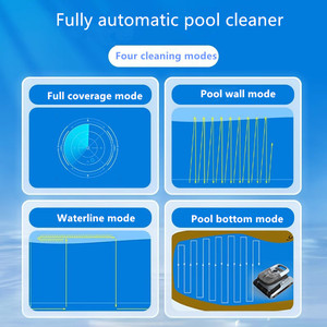 Limpiador de Piscinas Automático Inteligente Inalámbrico, Robot de Limpieza de Fondo Subacuático para Piscinas - Product Image 6