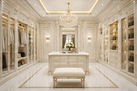 Service de personnalisation complet pour toute la maison, design d'intérieur de manoir de luxe royal européen, mobilier sur mesure, solution clé en main
