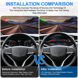 Navihua New Arrival <b>Auto</b> <b>Meter</b> LInux System Carplay LCD Digital Cluster Gauge Speedometer Instrument for Cadillac XT6 2020-2024 - Product Image 4