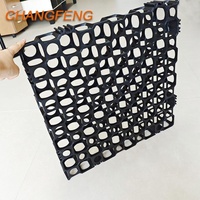 Grille en PEHD haute résistance pour gazon, grilles perméables alvéolaires pour le stationnement et les jardins, pour la stabilisation du sol sous le gazon artificiel et les terrains de sport