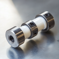 Accouplement flexible/à griffes en acier inoxydable sur mesure, usiné CNC, couple de 500 N-m pour machines industrielles OEM ODM