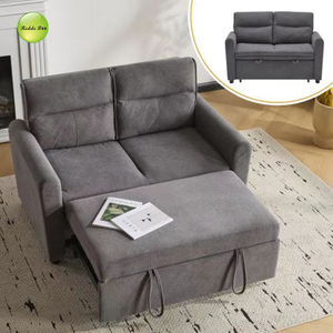 Canapé-<span class=keywords><strong>lit</strong></span> <span class=keywords><strong>2</strong></span> <span class=keywords><strong>places</strong></span> <span class=keywords><strong>en</strong></span> tissu au design moderne, facile à assembler pour appartement - Product Image 3