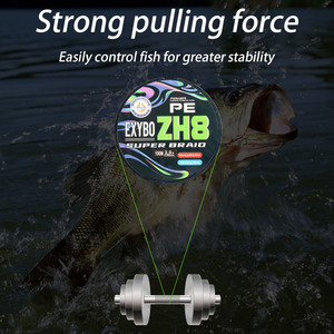 Línea de Pesca Exybo Zh8 Super Braid PE 3.0 100M de Alta Resistencia para Lanzamientos Largos - Product Image 2