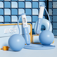 Corde à sauter électronique Macyo Corde à sauter sans fil Corde à sauter Gym Fitness Cordes à sauter avec blocs de poids