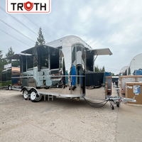 Truth Food Truck Anhänger zum Verkauf Voll Ausgestattete Mobile Küche für Pizza, Kaffee, Eis und Fast-Food-Catering