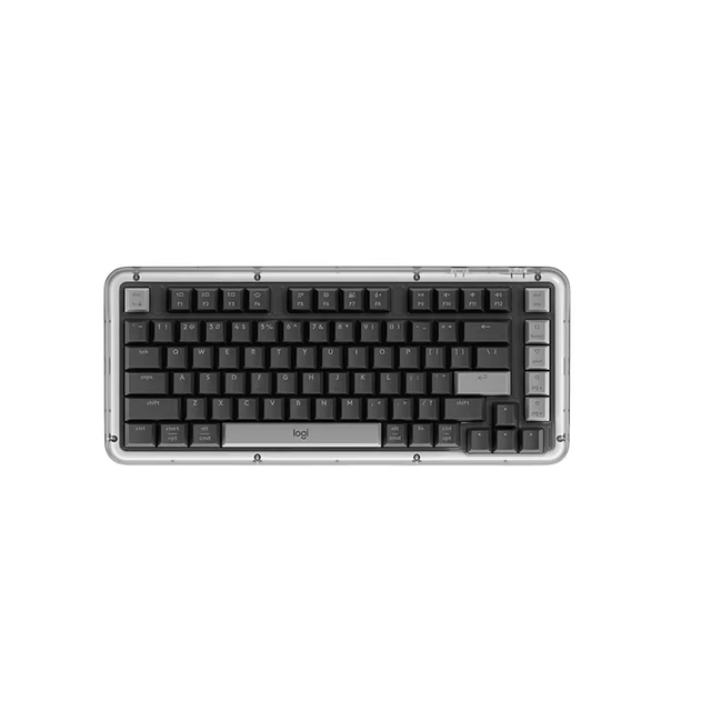 Logitech K75M Wireless Mechanical Keyboard,AI Customization,Keyboard Hot-swappable Translucent PBT Keycaps Suitable for Mac/iPad