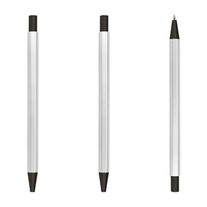 Minimally Designed Hexagonal Metal Ballpoint <b>Pen</b> with No <b>Pen</b> Clip 1.0mm Tip Black Ink-Novelty <b>Gift</b> <b>Pen</b> - Product Image 4