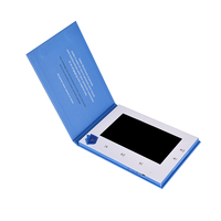 Vidéo Personnalisée Carte De Voeux Carte de Visite Vidéo Avec écran lcd brochure vidéo numérique
