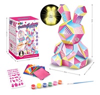 Enfants Creative DIY Animal Modèle Veilleuse Jouet Multi-Style En Plastique Peint Graffiti Dessin Outil D'apprentissage