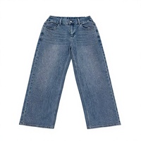 Jeans pour femmes grande taille de haute qualité avec décoration en strass, design personnalisé, anti-décoloration, imperméables, amples et extensibles, bleus