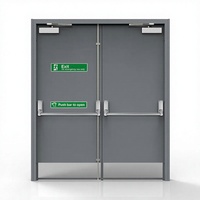 Dispositif anti-panique à barre verticale à 2 points de verrouillage pour les portes d'évacuation d'urgence des bâtiments