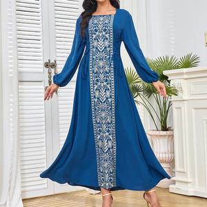 Abaya Elegante in Raso con Maniche a Pipistrello all'Ingrosso Dubai 2025, Modesto Khftan Kimono Casual, Abito da Sposa Musulmano da Donna dalla <span class=keywords><strong>Turchia</strong></span> - Product Image 6