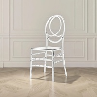 Chaise Chiavari Napoléon en Acrylique Transparent Moderne pour Hôtels, Banquets et Mariages – Vente en Gros pour Salons
