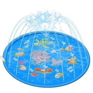 Dolph Inopblaasbare Sprinkler Water Mat Kids Opblaasbare Water Splash Speelmat Apparatuur Te Koop