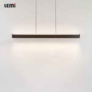 Lampu gantung restoran minimalis Modern, lampu bar lurus LED lampu meja bar minimalis
