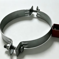 Accessoires pour lignes aériennes : Pince de poteau ADSS DEG CA GCA RL 2A pour montage sur poteau, pour raccords de câbles à fibre optique