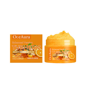 OceAura Turmeric <b>Body</b> Glow <b>Scrub</b> 100G Exfoliating Moisturizing Mild Comfort - Product Image 5