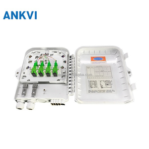 กล่องกระจายไฟเบอร์ออปติก 8 พอร์ต FQX-008 สีขาว กันน้ำ IP65 สำหรับภายนอกอาคาร ABS FTTH - Product Image 6