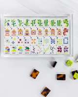 Jeu de Mahjong Américain Moderne à Motif Panda, 160 Pièces, en Acrylique Écaille de Tortue à 2 Couches, Pliable de Qualité Supérieure, Idéal pour Cadeaux et Événements Sociaux