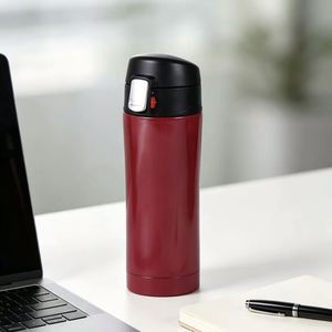 Vaso Térmico de Viaje de 450 ml con Tapa Flip Pop Lock, Estilo Japonés Ecológico, Acero Inoxidable 304, Taza para Auto, Regalo Corporativo al por Mayor - Product Image 1