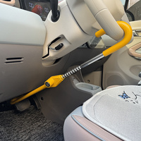 Verrouillage de volant universel pour véhicule, pédale d'embrayage, serrure antivol pour voiture, outil de sécurité réglable, accessoires robustes
