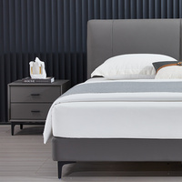 Lit King Size Moderne et Luxueux avec Cadre Rembourré Ajustable, Design Écologique pour Mobilier de Chambre, Gain de Place