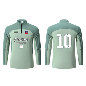 Chemises de fitness à manches longues et à séchage rapide pour hommes Chemise de sport à fermeture éclair évacuant l'humidité pour le fitness, le cyclisme et le sport - Product Image 4