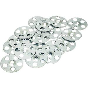 Rondelles de fixation pour panneaux de support de carrelage en zinc galvanisé - Product Image 1
