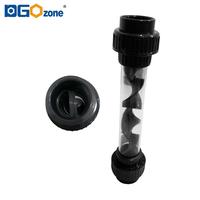 Mélangeur statique UPVC 1/2 "pour équipement de mélange pour mélangeur de liquide BSP filetage femelle/mâle/manchon de collage KH-TDN15 de connexion DGOzone