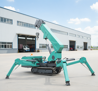 Grue araignée à entraînement hydraulique de 18 m avec flèche longue pour le levage de matériel dans les salles de serveurs de centres de données