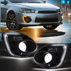 Accessoires de voiture Magicolor 12V 45W LED, clignotants, feux antibrouillard, feux de jour pour pare-chocs avant, pour Mitsubishi Lancer - Product Image 2